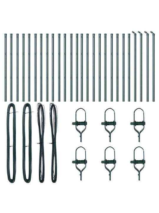 Žoga āķis 26 pcs zaļa 3.2 x 3.2 x 100 cm tērauds