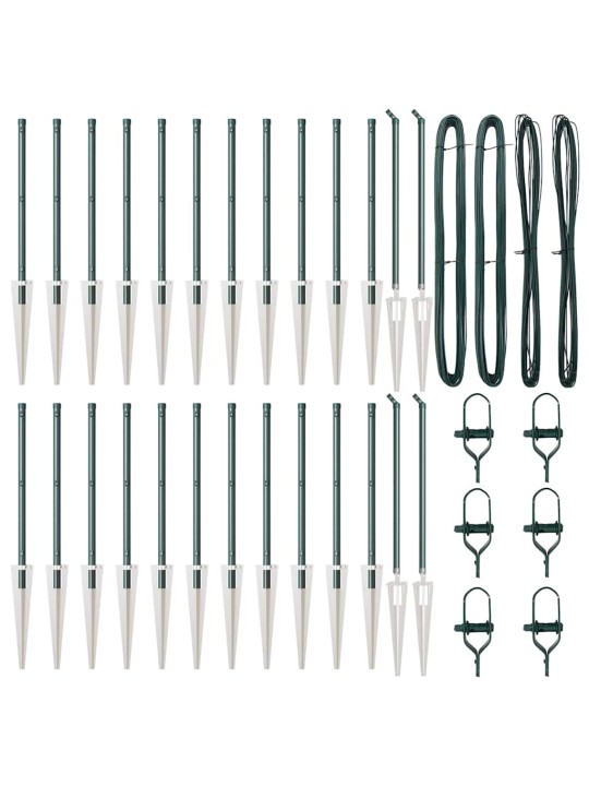 Žoga āķis 26 pcs sudraba 3.2 x 3.2 x 100 cm tērauds