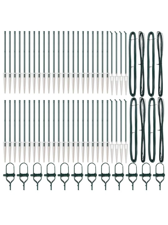 Žoga āķis 52 pcs sudraba 3.2 x 3.2 x 100 cm tērauds