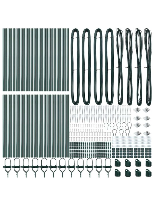 Žoga āķis 52 pcs sudraba 3.2 x 3.2 x 120 cm tērauds