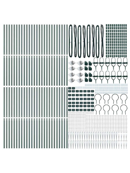 Žoga āķis 52 pcs sudraba 3.2 x 3.2 x 160 cm tērauds