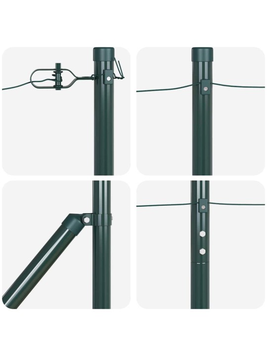 Žoga āķis 26 pcs sudraba 3.2 x 3.2 x 170 cm tērauds