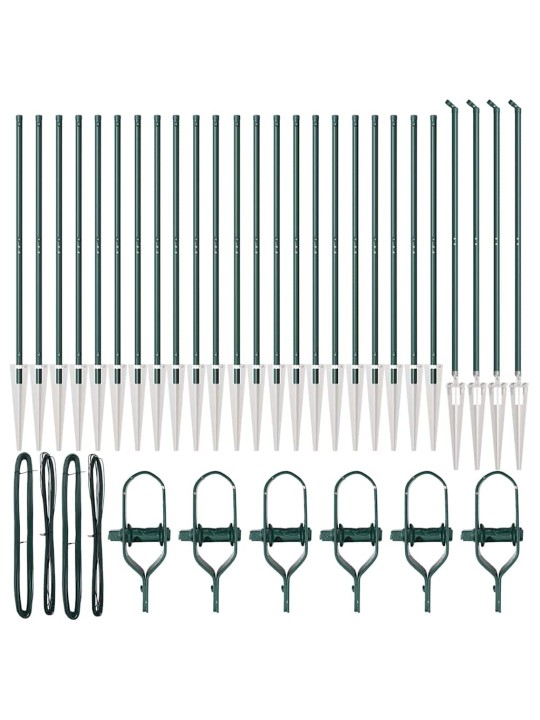 Žoga āķis 26 pcs sudraba 3.2 x 3.2 x 170 cm tērauds