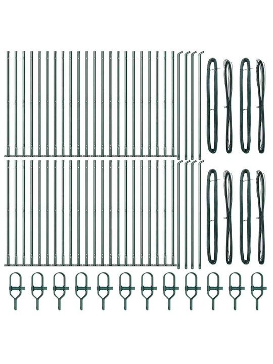 Žoga āķis 52 pcs sudraba 3.2 x 3.2 x 140 cm tērauds