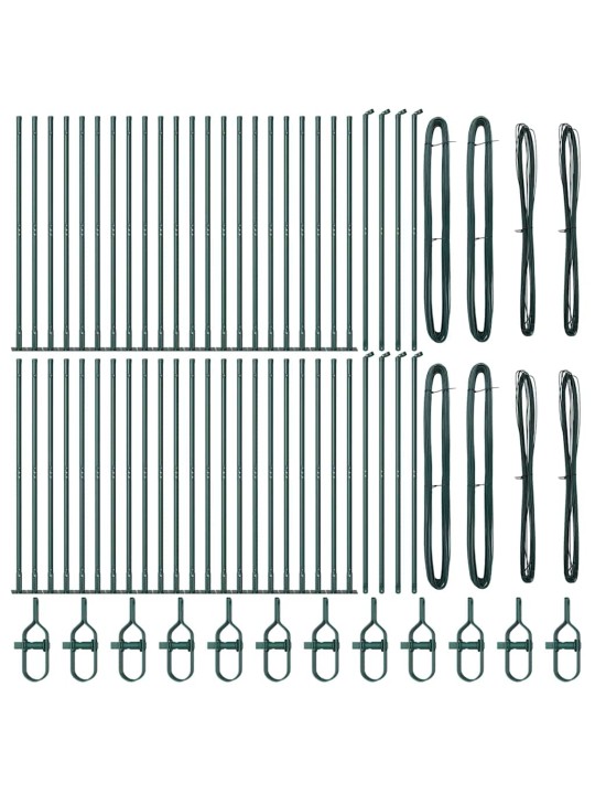 Žoga āķis 52 pcs sudraba 3.2 x 3.2 x 140 cm tērauds