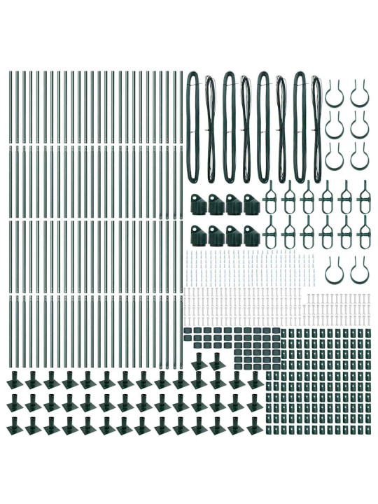 Žoga āķis 52 pcs sudraba 3.2 x 3.2 x 140 cm tērauds