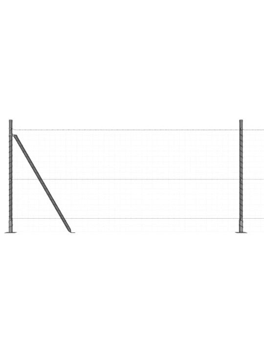 Žoga āķis 52 pcs sudraba 3.2 x 3.2 x 140 cm tērauds