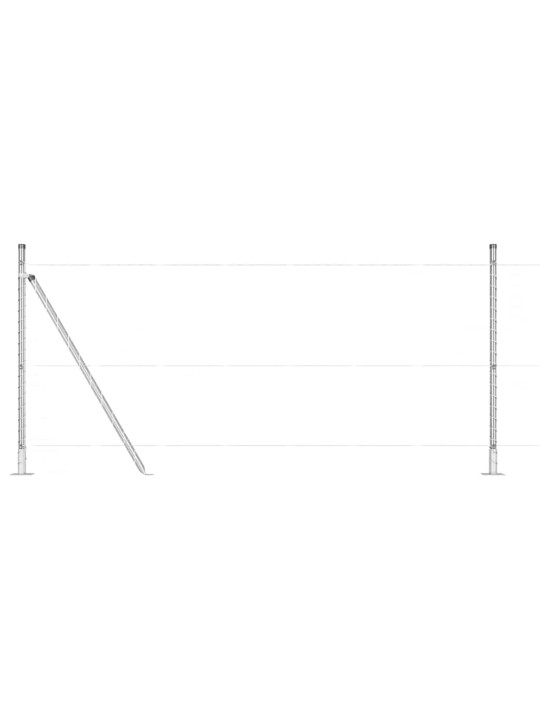 Žoga āķis 26 pcs sudraba izmērs: 3.2 x 3.2 x 110 cm tērauds