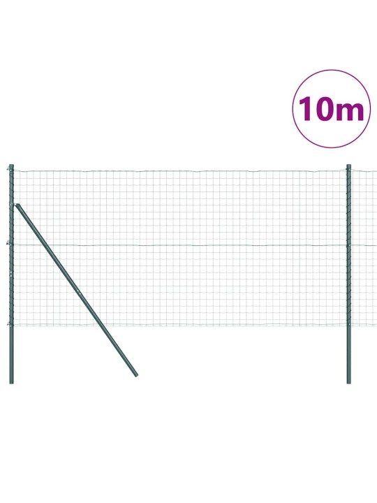 Žogs ar stabiem. zaļa 1.4 x 10 m tērauds