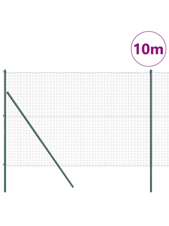 Žogs ar stabiem. zaļa 1.6 x 10 m tērauds