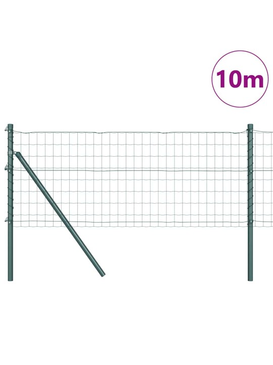Žogs ar stabiem. zaļa 0.8 x 10 m tērauds