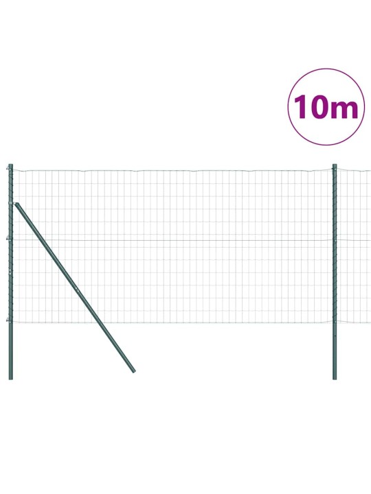Žogs ar stabiem. zaļa 1.4 x 10 m tērauds