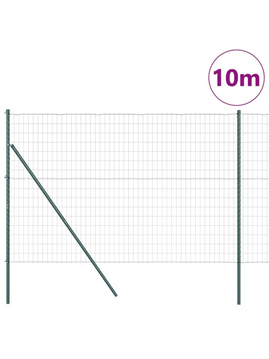 Žogs ar stabiem. zaļa 1.5 x 10 m tērauds