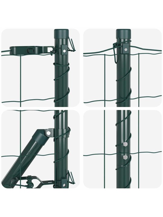 Žogs ar stabiem. zaļa 1.6 x 10 m tērauds