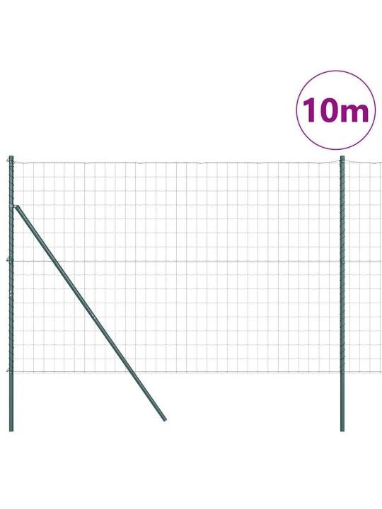 Žogs ar stabiem. zaļa 1.6 x 10 m tērauds