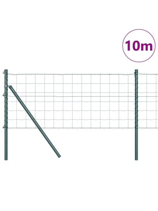 Žogs ar stabiem. zaļa 0.8 x 10 m tērauds