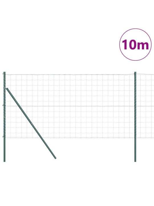 Žogs ar stabiem. zaļa 1.4 x 10 m tērauds