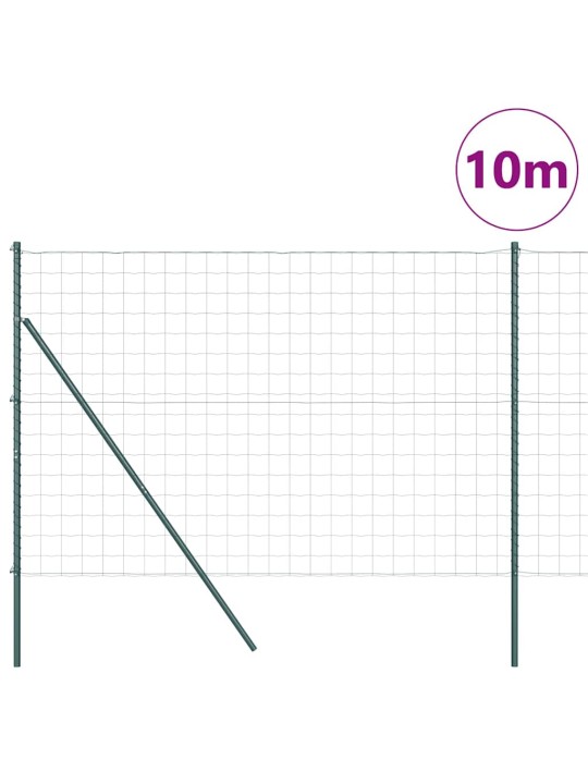 Žogs ar stabiem. zaļa 1.6 x 10 m tērauds