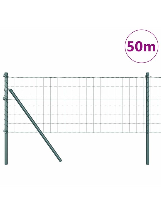 Žogs ar stabiem. zaļa 0.6 x 50 m tērauds