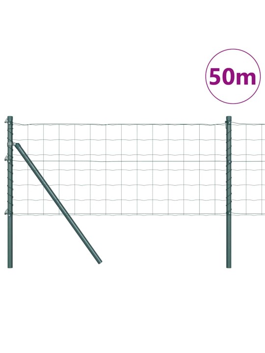 Žogs ar stabiem. zaļa 0.6 x 50 m tērauds