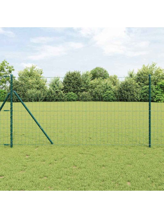 Žogs ar stabiem. zaļa 1.4 x 10 m tērauds