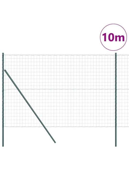 Žogs ar stabiem. zaļa 1.6 x 10 m tērauds