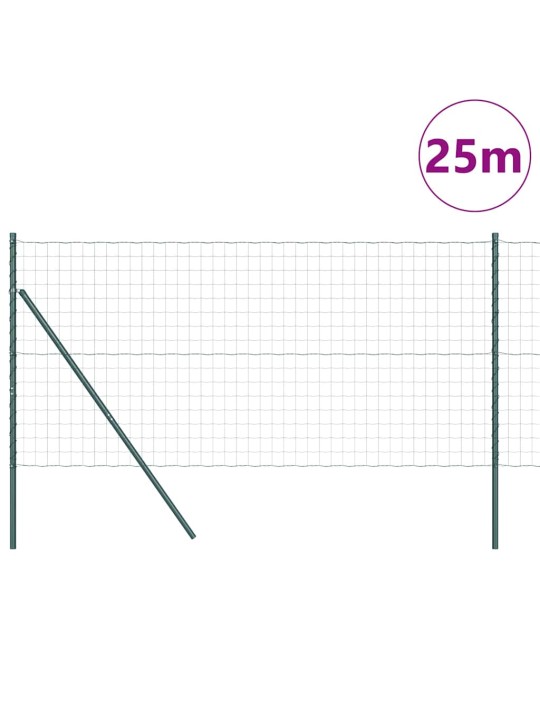 Žogs ar stabiem. zaļa 1.2 x 25 m tērauds