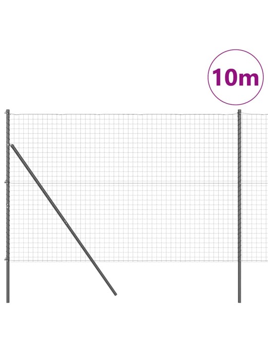 Žogs ar stabiem. pelēka 1.6 x 10 m tērauds