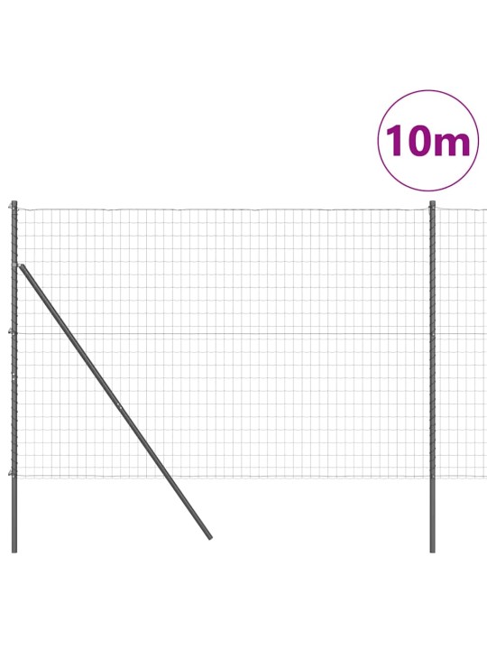 Žogs ar stabiem. pelēka 1.6 x 10 m tērauds