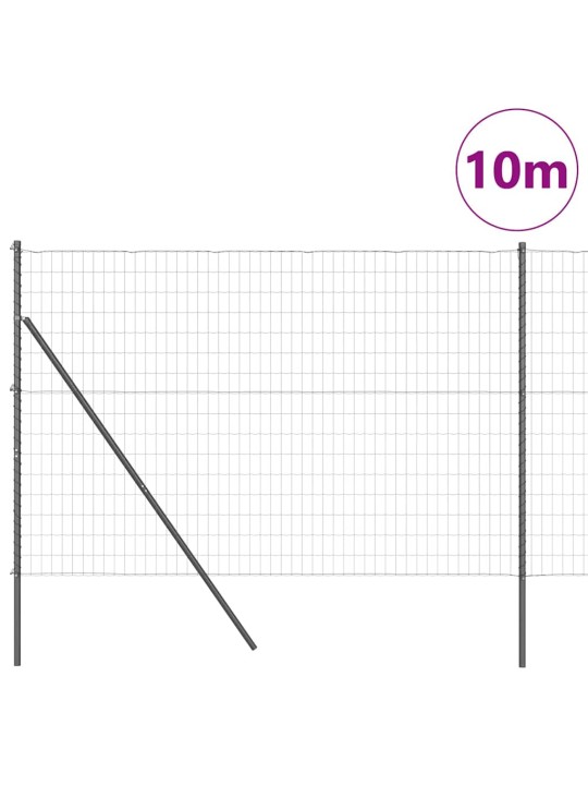 Žogs ar stabiem. pelēka 1.6 x 10 m tērauds