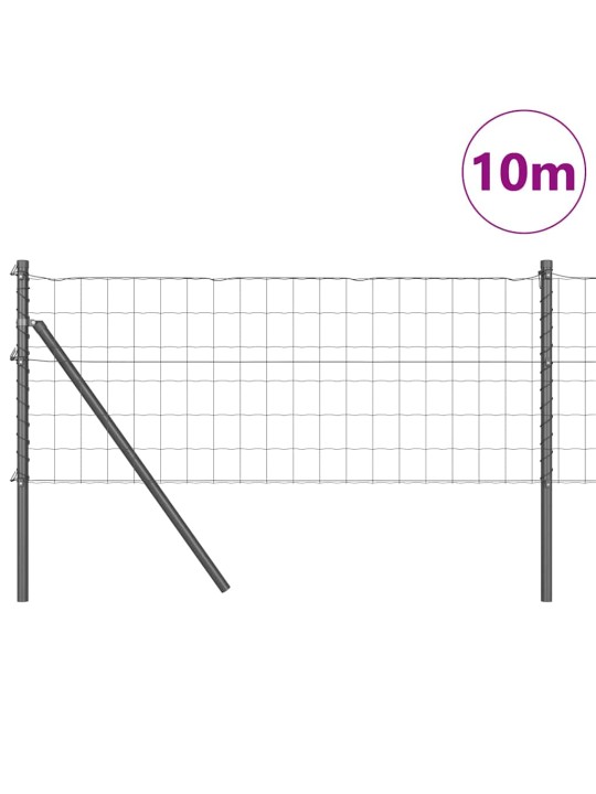 Žogs ar stabiem. pelēka 0.4 x 10 m tērauds