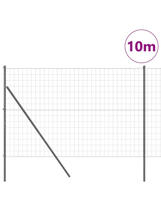 Žogs ar stabiem. pelēka 1.6 x 10 m tērauds