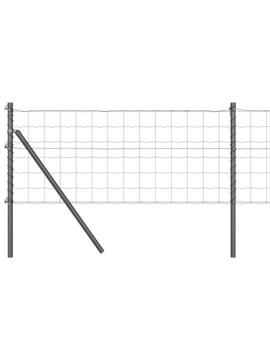 Žogs ar stabiem. pelēka 0.4 x 10 m tērauds