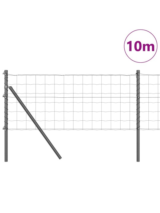 Žogs ar stabiem. pelēka 0.4 x 10 m tērauds