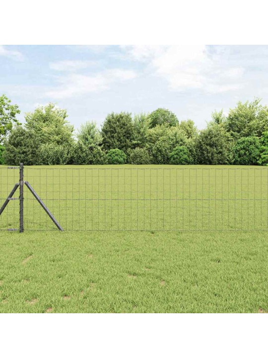Žogs ar stabiem. pelēka 0.4 x 10 m tērauds
