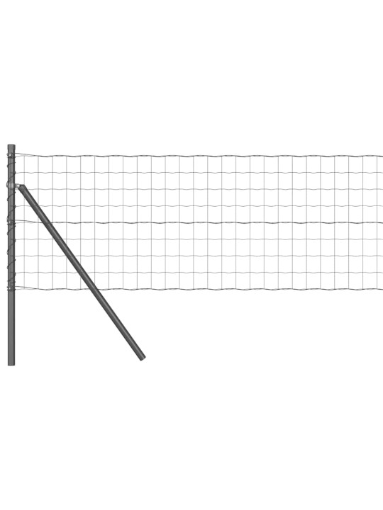 Žogs ar stabiem. pelēka 0.4 x 10 m tērauds