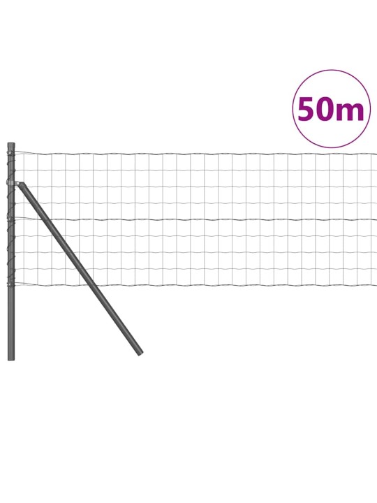 Žogs ar stabiem. pelēka 0.4 x 50 m tērauds