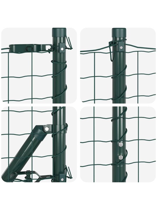 Žogs ar stabiem. zaļa 1.6 x 10 m tērauds