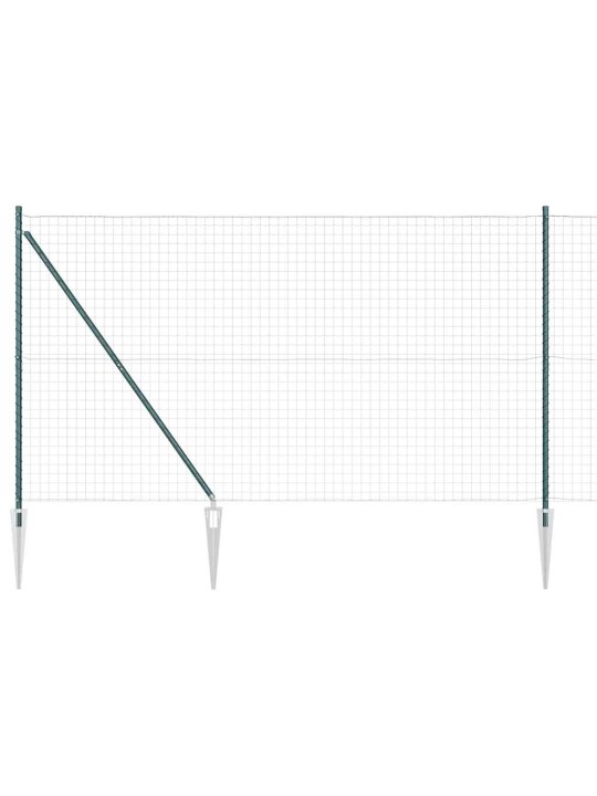 Žogs ar stabiem. zaļa 1.6 x 10 m tērauds
