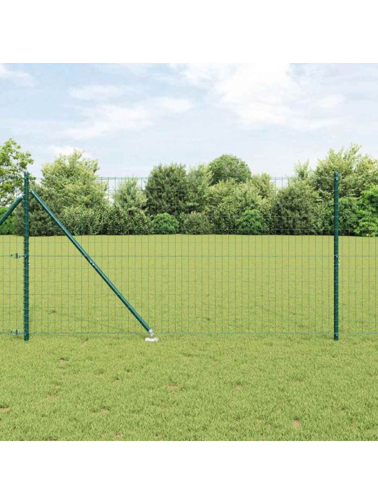 Žogs ar stabiem. zaļa 1.4 x 10 m tērauds