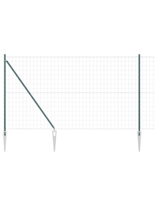 Žogs ar stabiem. zaļa 1.6 x 10 m tērauds