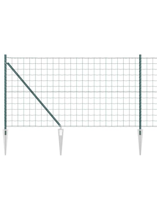 Žogs ar stabiem. zaļa 1 x 10 m tērauds