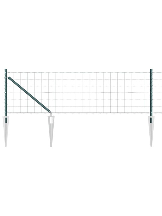 Žogs ar stabiem. zaļa 0.8 x 25 m tērauds