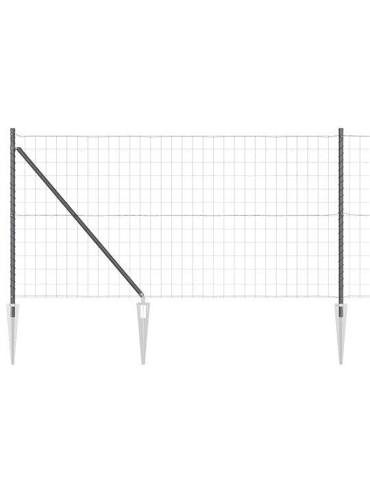 Žogs ar stabiem. pelēka 1 x 10 m tērauds