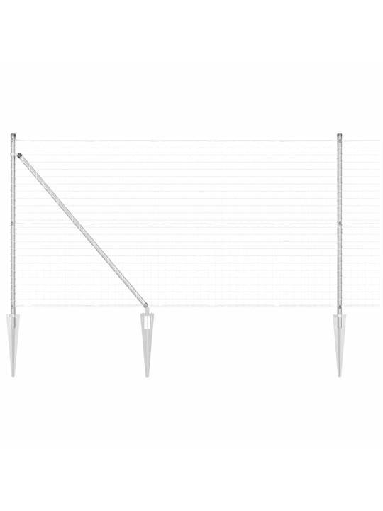 Žogs ar stabiem. sudraba 1.4 x 10 m tērauds