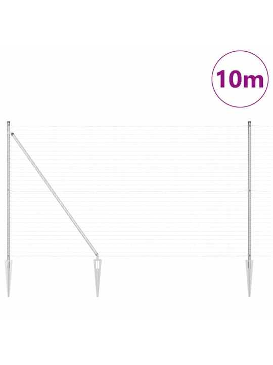 Žogs ar stabiem. sudraba 1.6 x 10 m tērauds