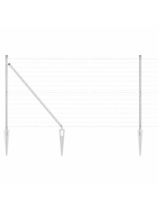 Žogs ar stabiem. sudraba 1.4 x 10 m tērauds