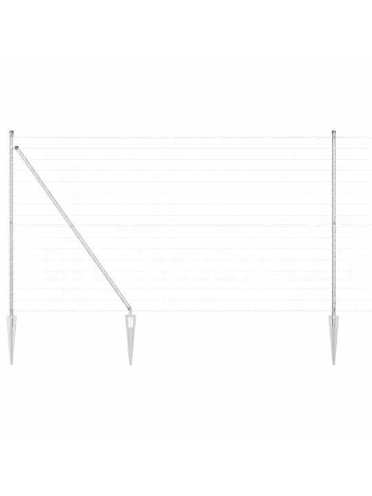 Žogs ar stabiem. sudraba 1.6 x 10 m tērauds