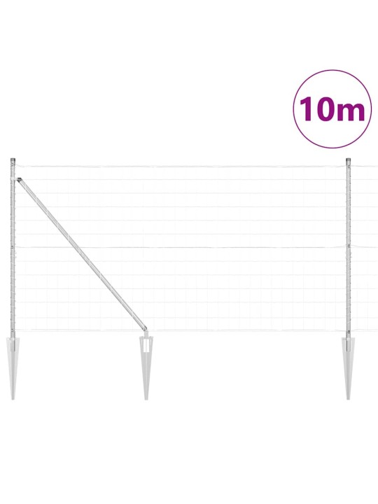 Žogs ar stabiem. sudraba 1.4 x 10 m tērauds
