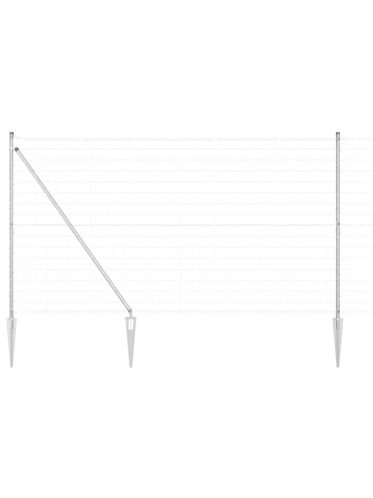 Žogs ar stabiem. sudraba 1.6 x 10 m tērauds